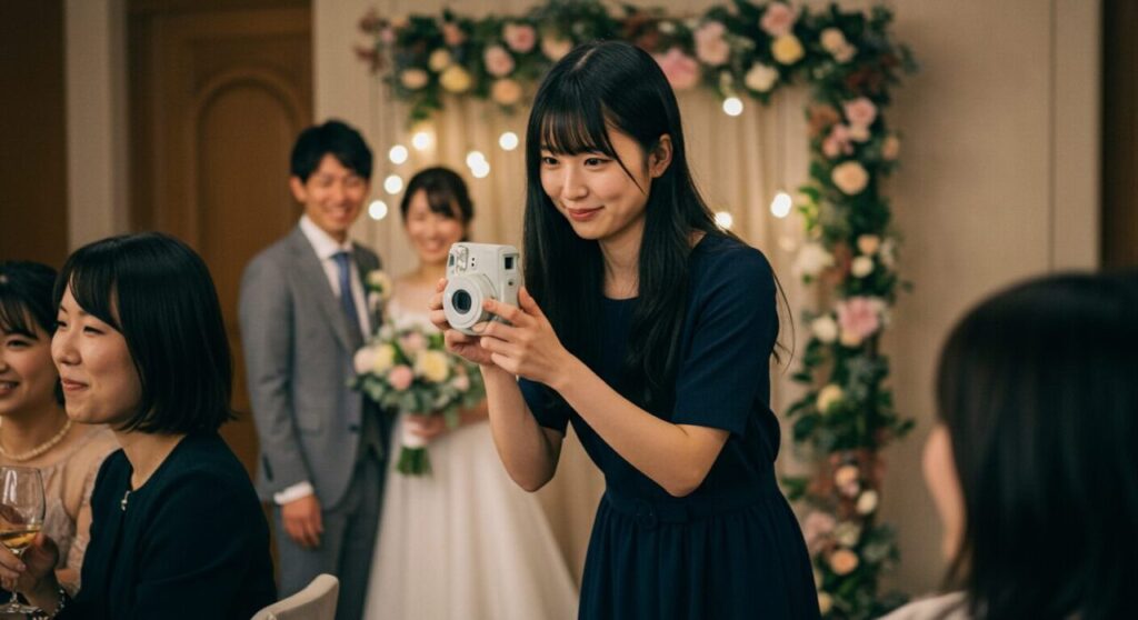 結婚式でインスタントカメラをもっと楽しむアイデア