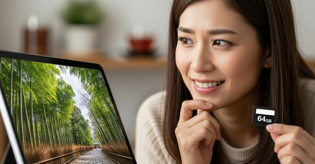 旅行写真を保存するなら64GBで足りる？
