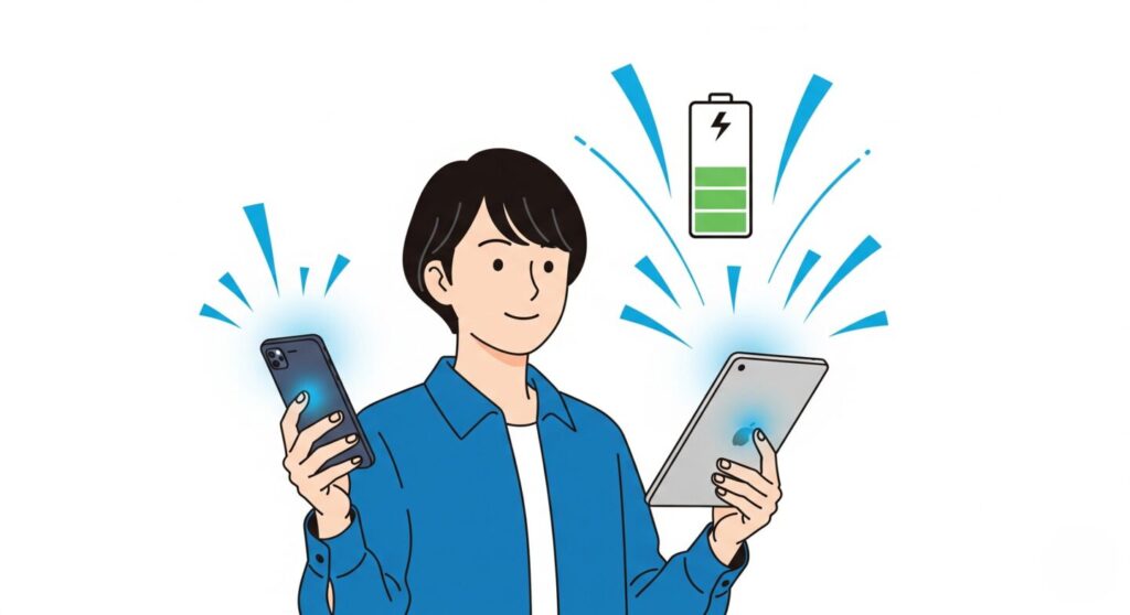スマホやタブレットに適した電圧の選び方
