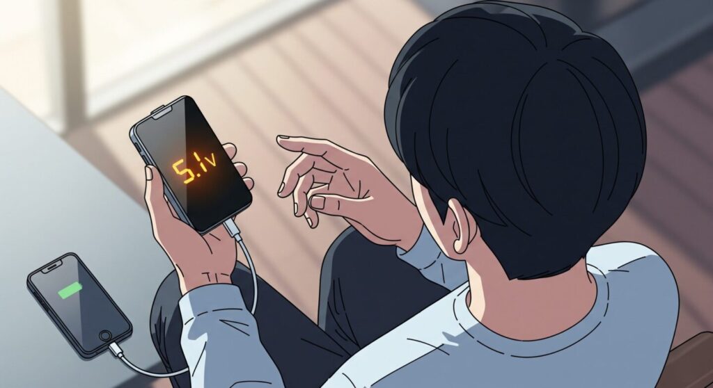 電圧表示機能付きモバイルバッテリーの活用方法