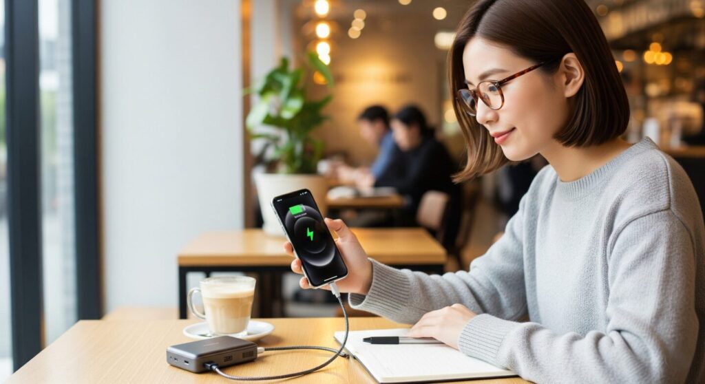 外出先での効率的な充電方法