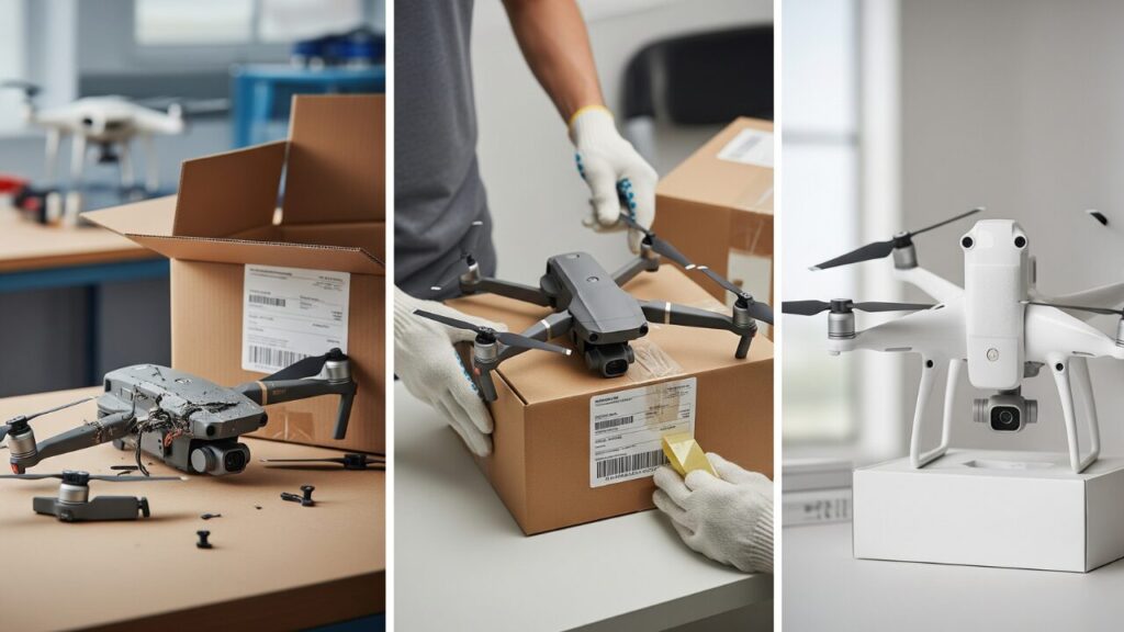 DJI Care Refreshを使った修理の流れ