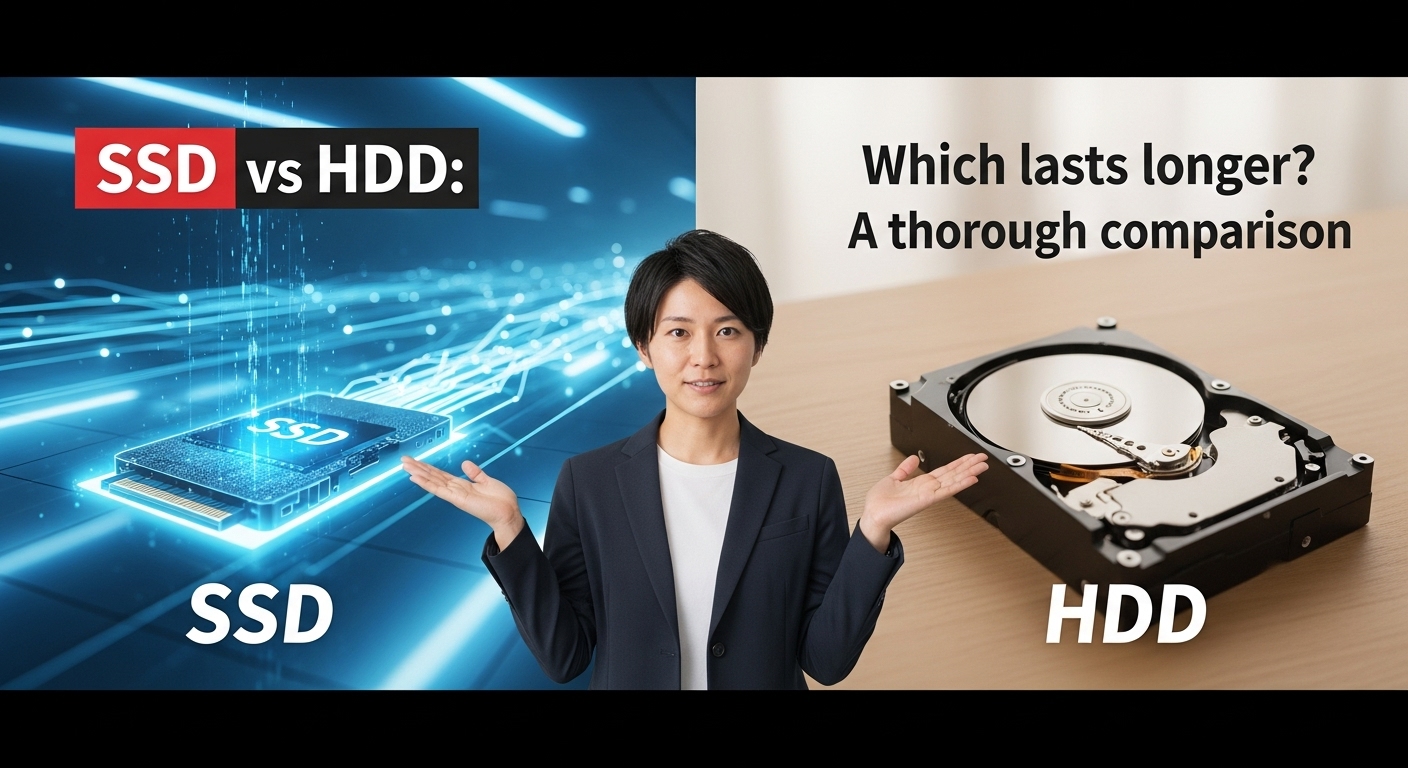 SSDとHDDの速度差 長持ちするのはどっち？徹底比較解説