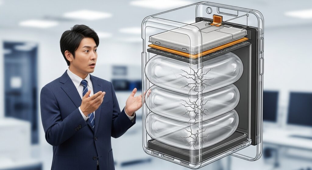 モバイルバッテリーが膨張する仕組み