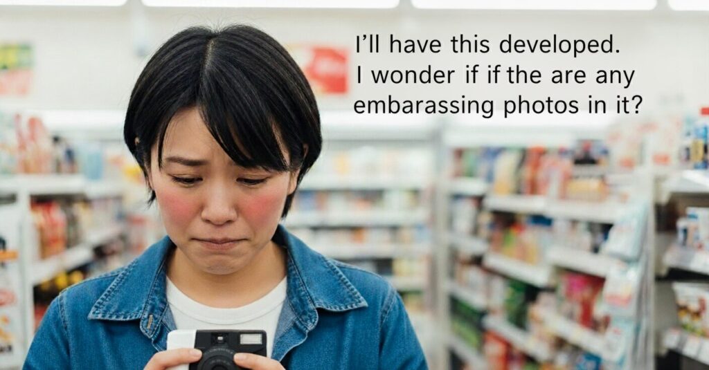 店員さんに見られて恥ずかしい？