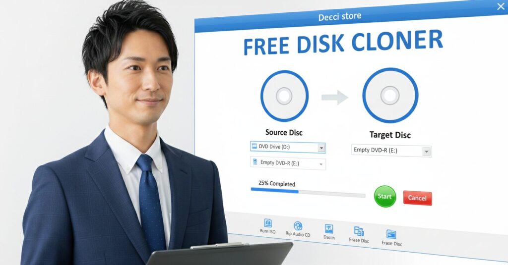 無料で使えるディスクコピーソフトとは