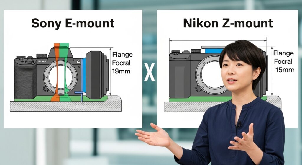 マウント径とフランジバックの違いを解説