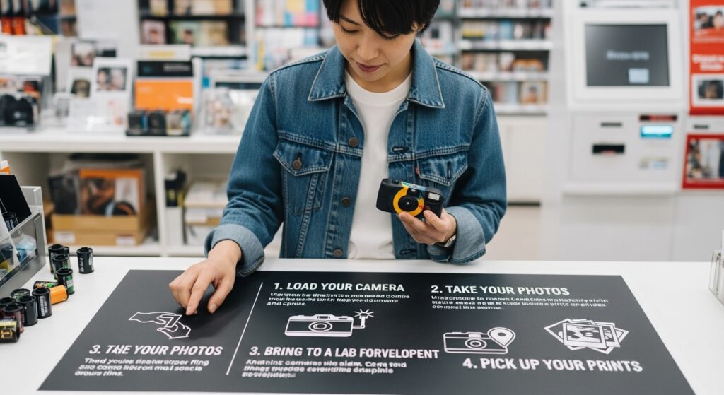 写ルンですを現像に出すときの流れ