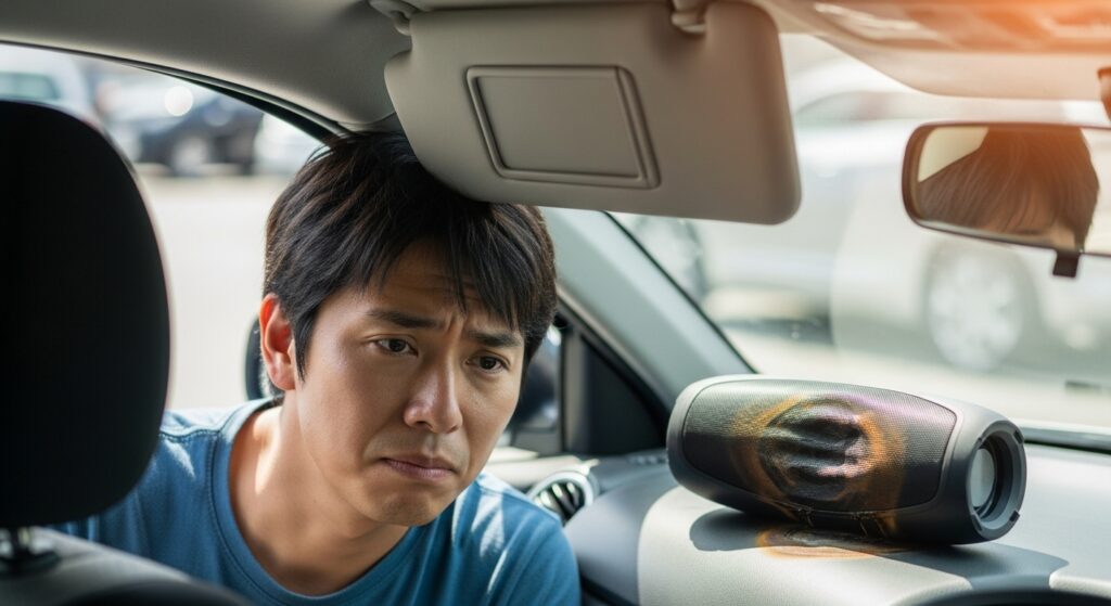 車内放置と保証対象外のトラブル事例