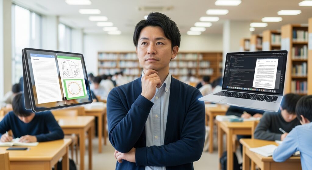 学生におすすめなのはiPad？ノートパソコン？