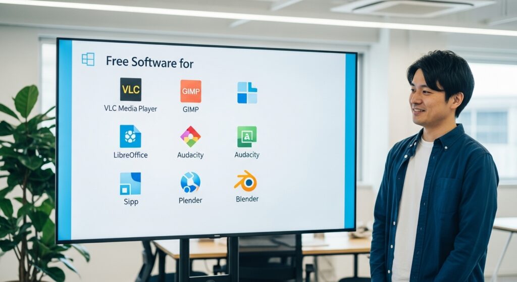 Windows対応のフリーソフト一覧