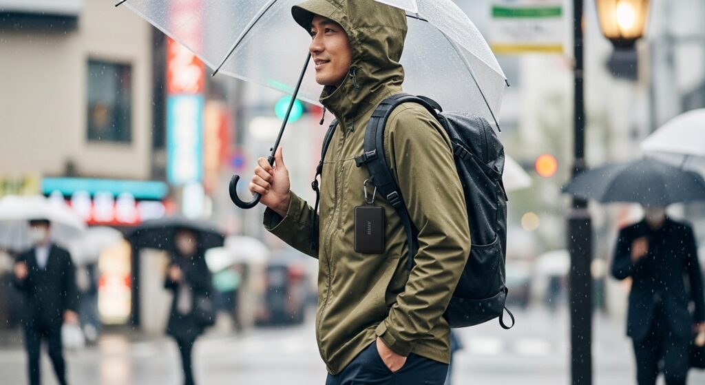 雨の日やアウトドアでの持ち運び方