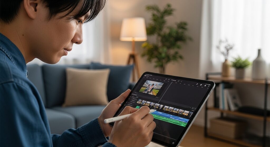 Apple Pencilを活かした編集操作