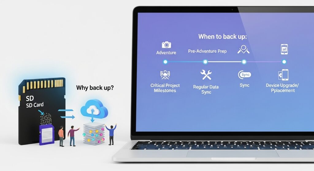 バックアップを取るタイミングと重要性