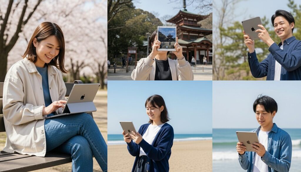 iPadを外で使う人のリアルな口コミを紹介