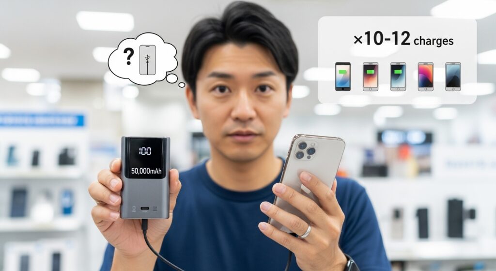 スマホを何回充電できる？
