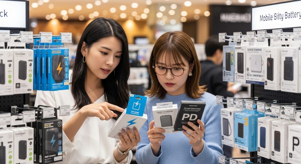 急速充電対応モデルの見分け方