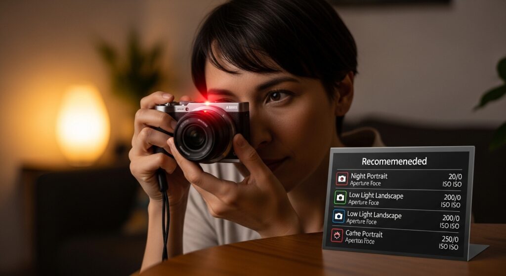 AF補助光と状況別おすすめ設定