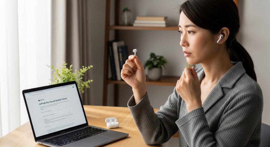 AirPods系で片耳の音が小さい時