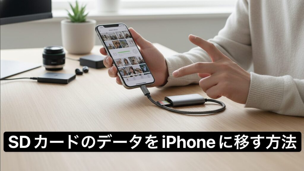 【完全版】SDカードのデータをiPhoneに移す方法｜初心者でも超かんたん