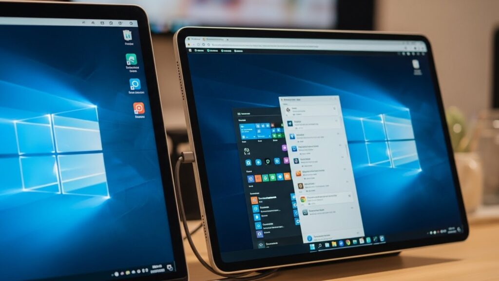 WindowsでiPadをサブモニター化
