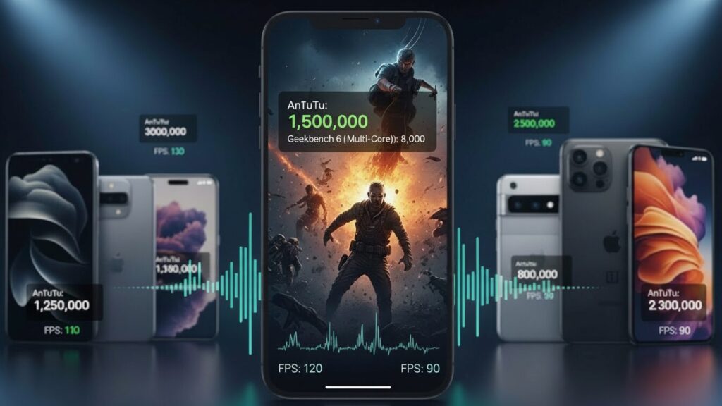 ベンチマークスコアとフレームレート