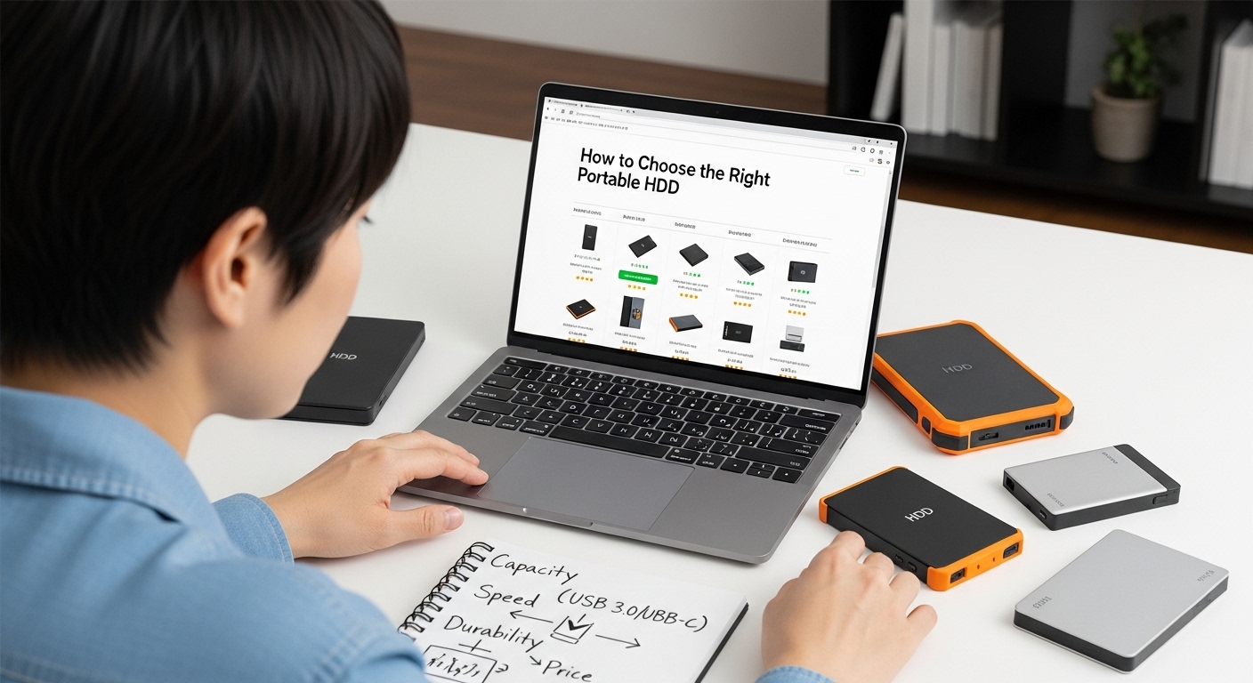 ポータブルHDDのおすすめモデルと失敗しない選び方。目的別に徹底比較