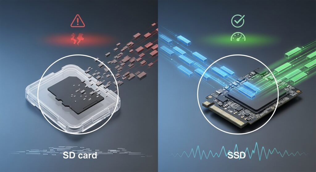 ランダムアクセス性能（IOPS）の影響と課題