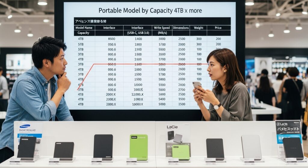 容量別おすすめモデル比較 4TB以上