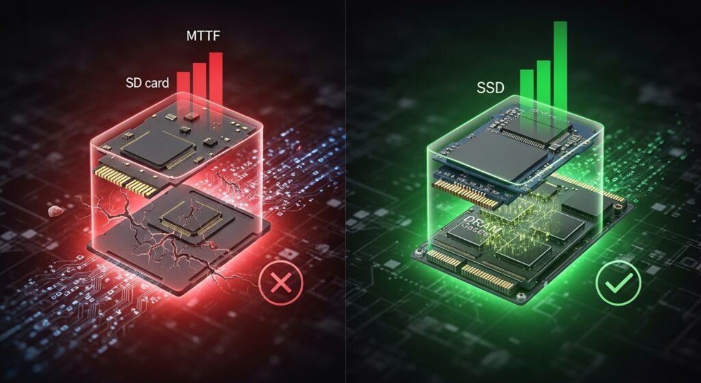 記録用途における耐久性・平均故障時間の考察