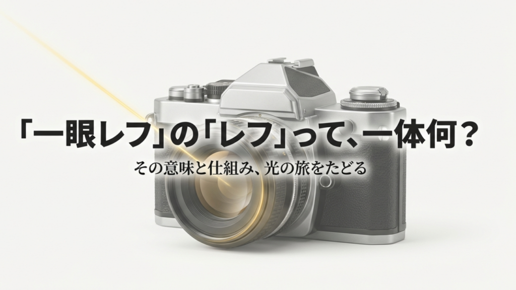 一眼レフのレフとは？語源と仕組み