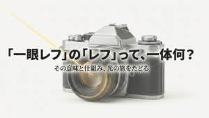 一眼レフのレフとは？語源と仕組み
