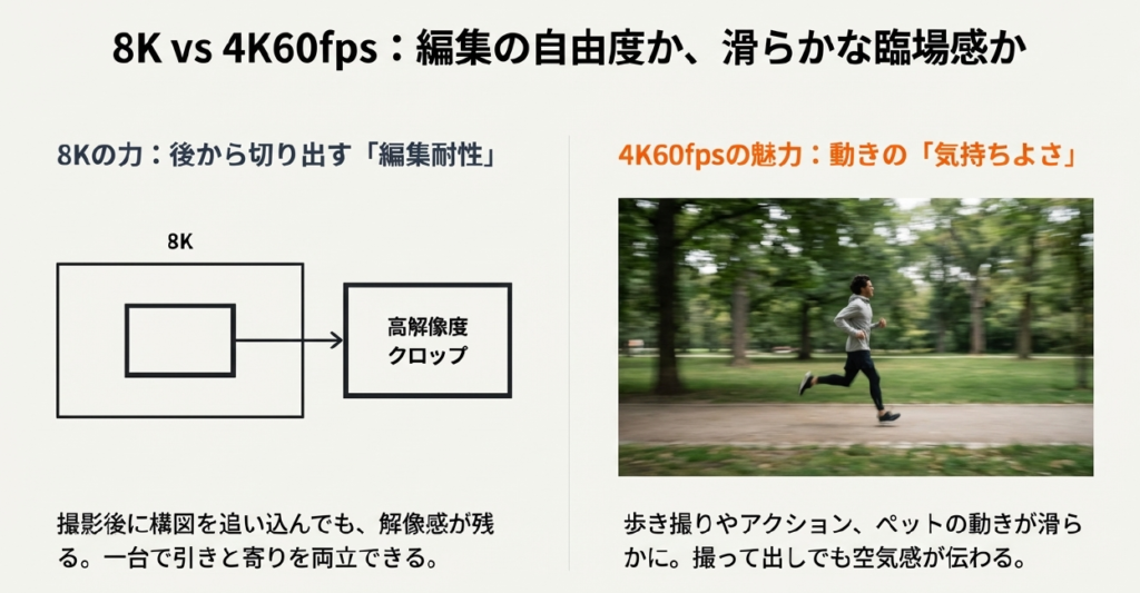 8Kと4K60fps比較