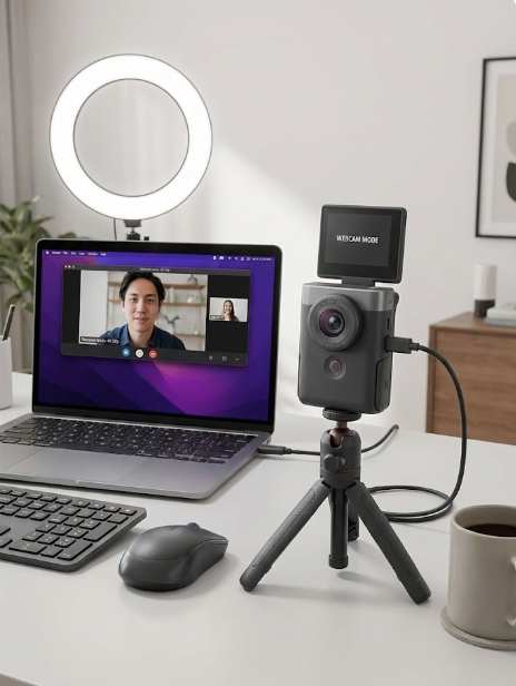 PowerShot V10はWebカメラ向き