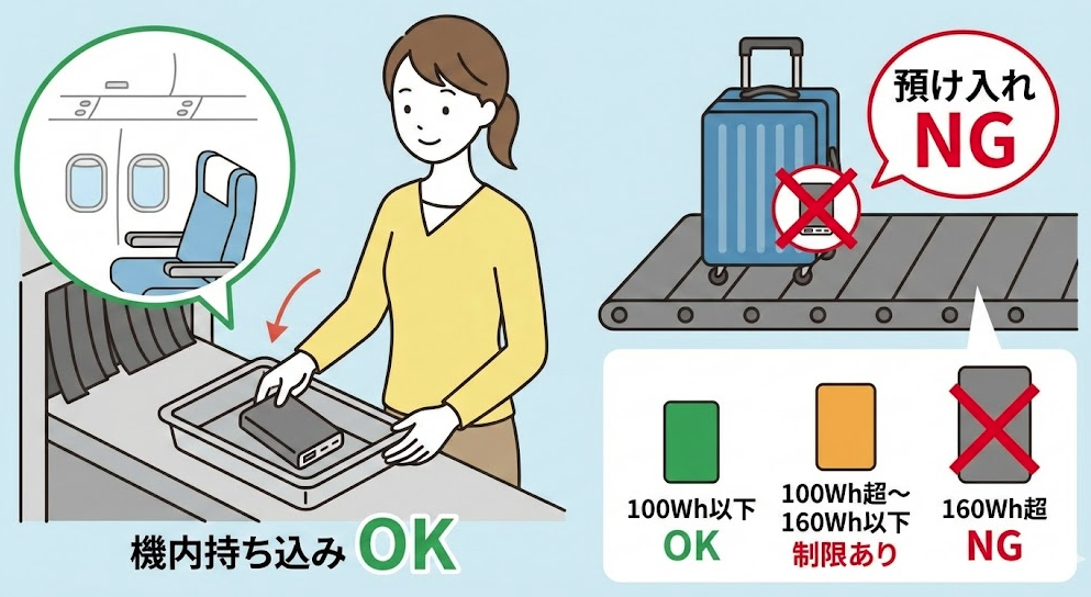 飛行機への持ち込みルール