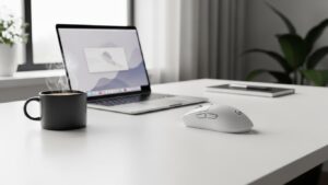 ロジクールの白マウスの汚れ完全対策