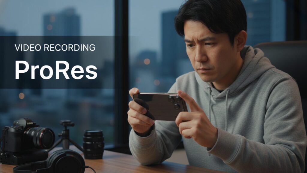 動画撮影時間とProRes