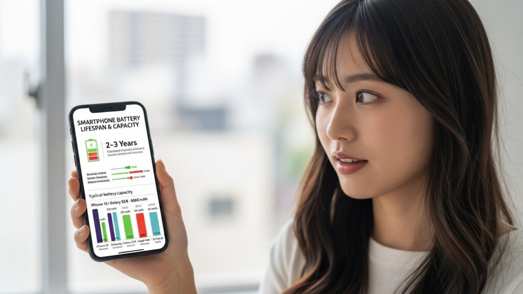 寿命は何年と充電サイクル