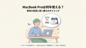 MacBook Proは何年使える？寿命と買い替え判断