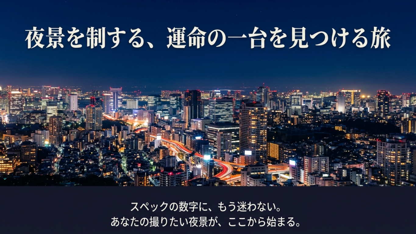 2026年版 夜景に強いコンデジ厳選5機種と失敗しない選び方
