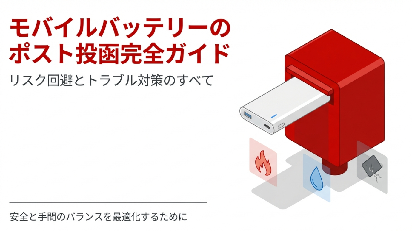 モバイルバッテリーのポスト投函完全ガイド - SnapGadget