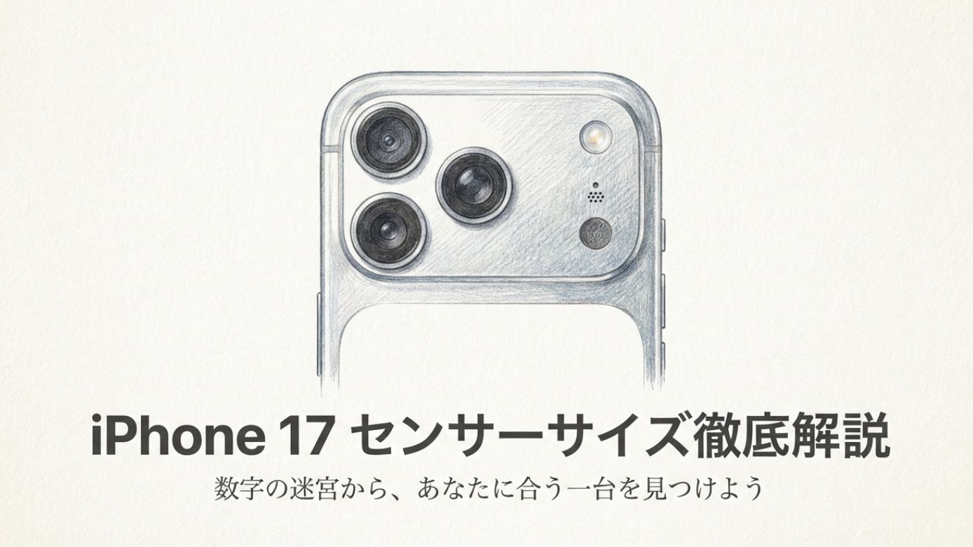 iPhone17のセンサーサイズ徹底解説