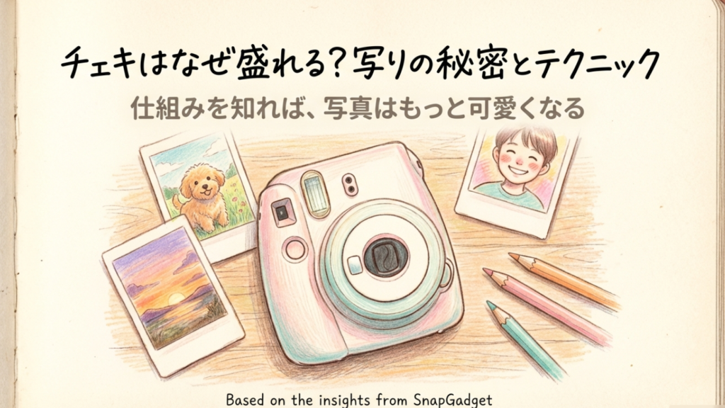 チェキはなぜ盛れる？写りの理由と盛るコツ