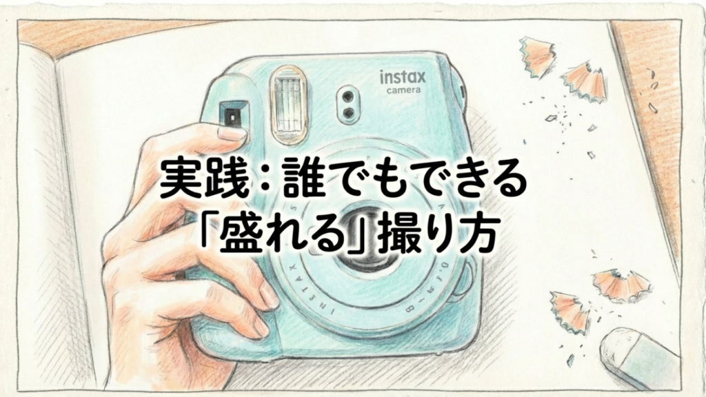 誰でもできるチェキで盛れる撮り方の実践テクニック
