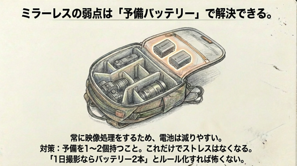 バッテリー持ちはどっち