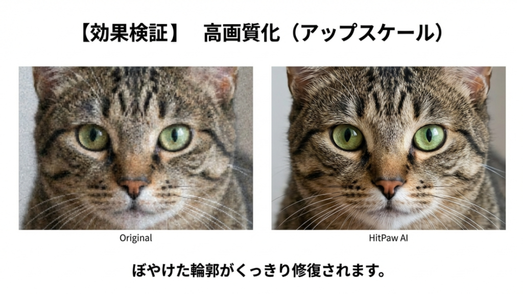 高画質化の効果と注意点