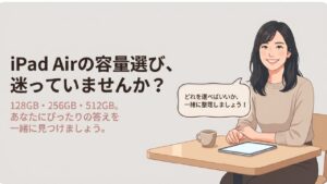 iPad Airの容量のおすすめは256GB？用途別の選び方