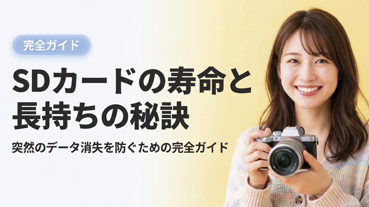 SDカードの耐用年数とは？寿命のサインと用途別の交換目安を解説