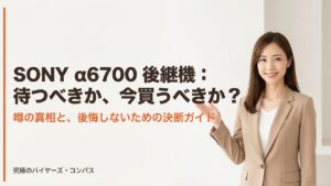 SONY α6700の後継機はいつ出る？噂のスペックと買い時