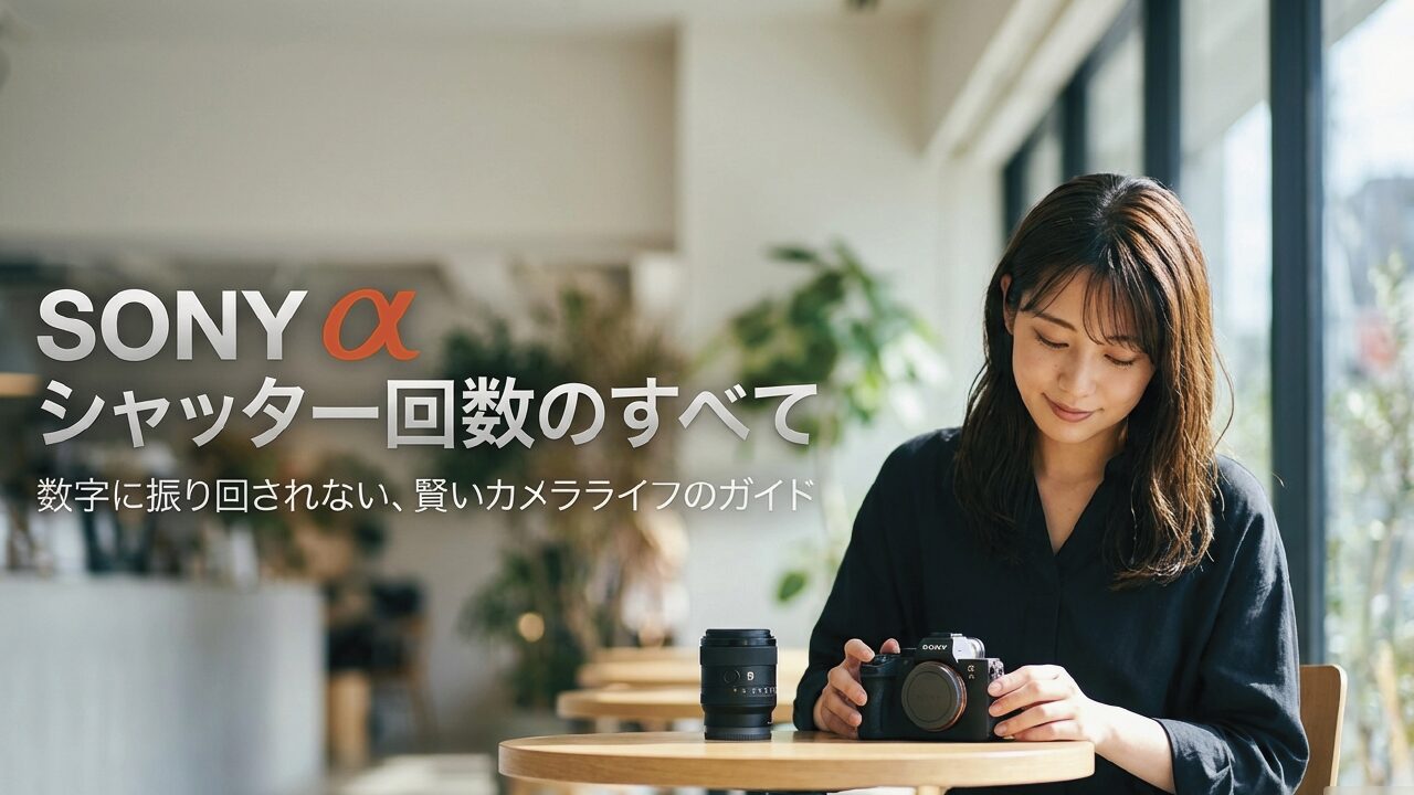 SONY αのシャッター回数の調べ方！寿命の目安と中古価値